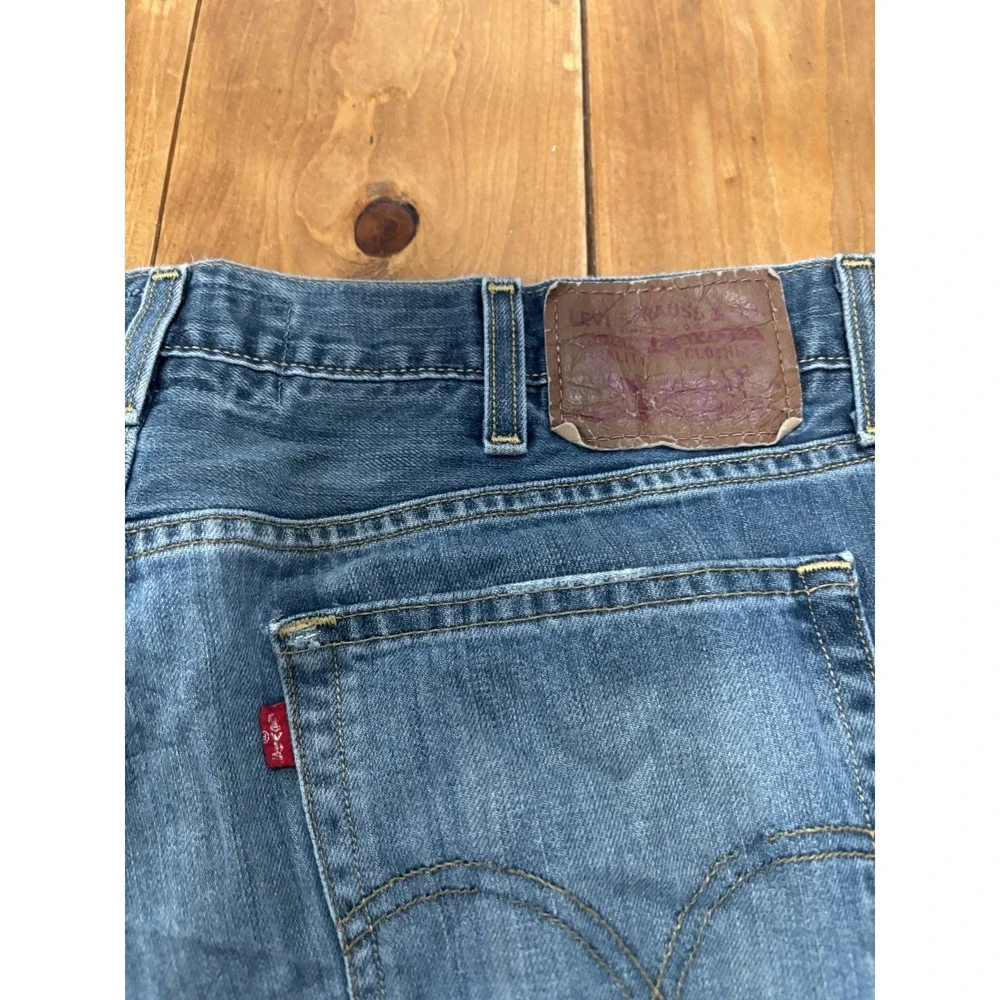 Levi's 527 Low Boot Cut Men's Jeans W38 L30 Medium Wash Blue Denim